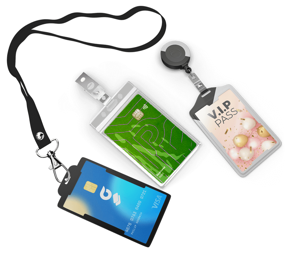 accesorios para tarjetas de identificación