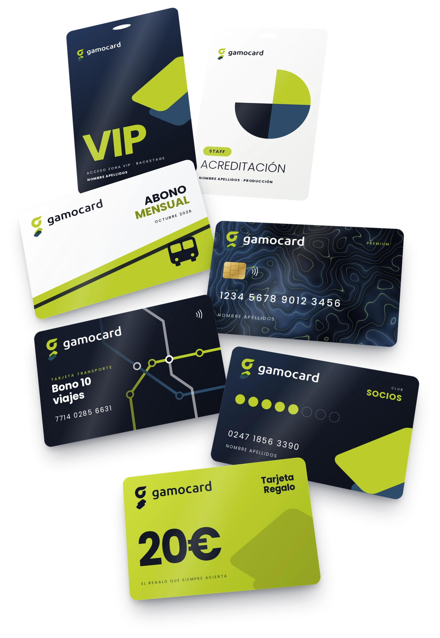 gamocard familia productos vertical