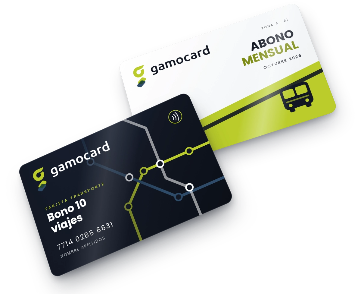 gamocard tarjetas transporte